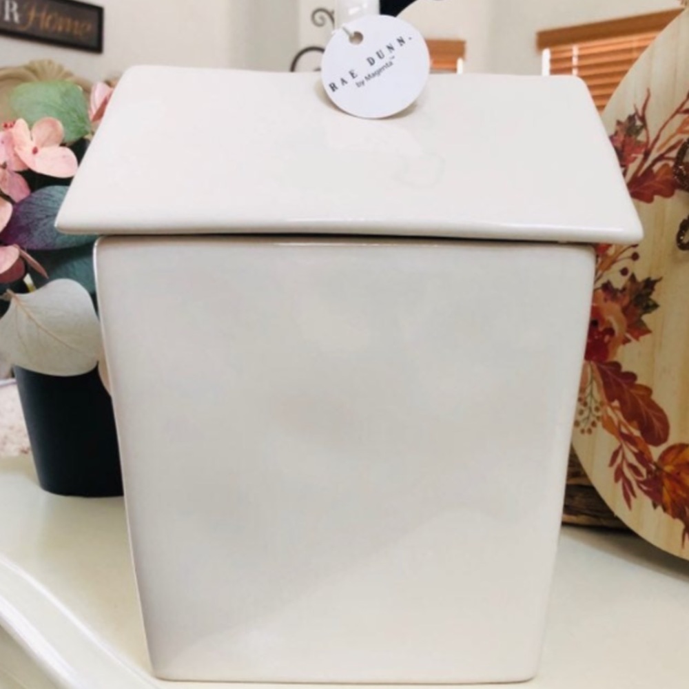 Rae Dunn “HOME” LL Ceramic Canister Cookie Jar NWT - Picture 4 of 9